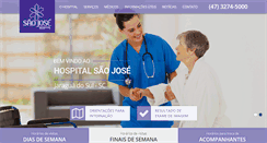 Desktop Screenshot of hospitalsaojose.org